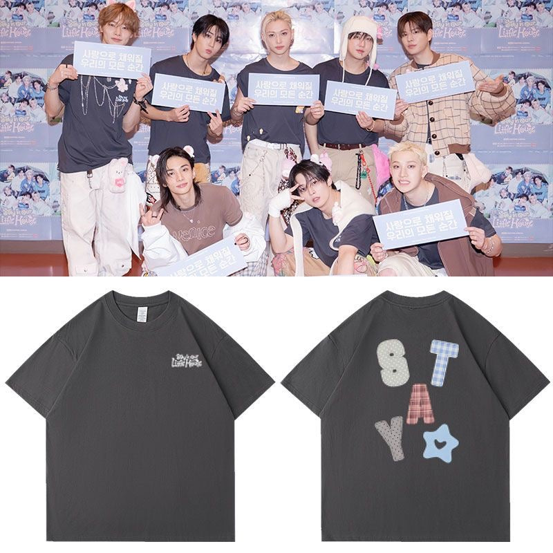 Stray Kids Stay in our Little House 6th FM Short-Sleeve Shirt