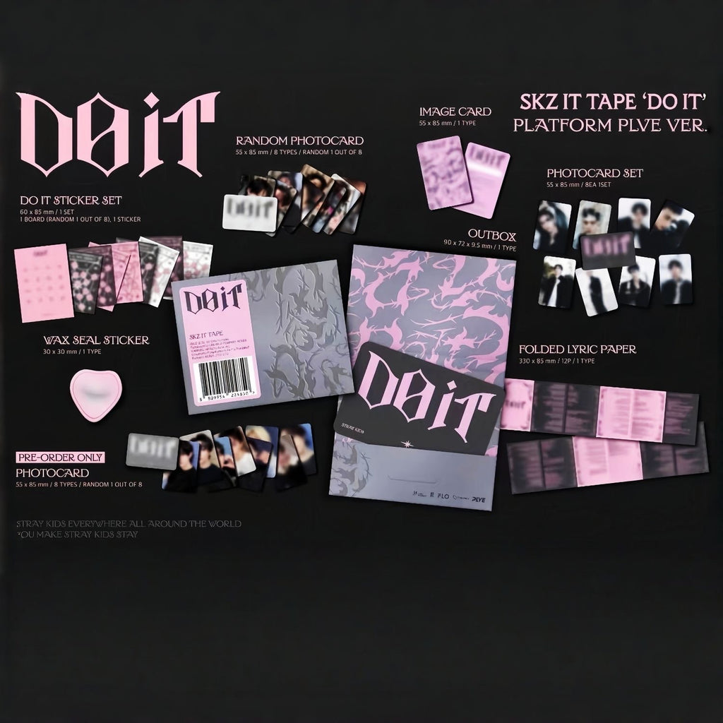 Stray Kids Skz It Tape [DO IT] Platform PLVE Version Official Album