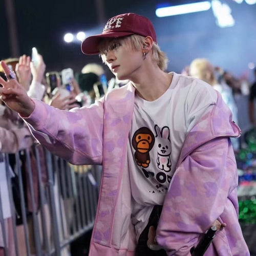 BAPE x Stray Kids Shark Hoodie